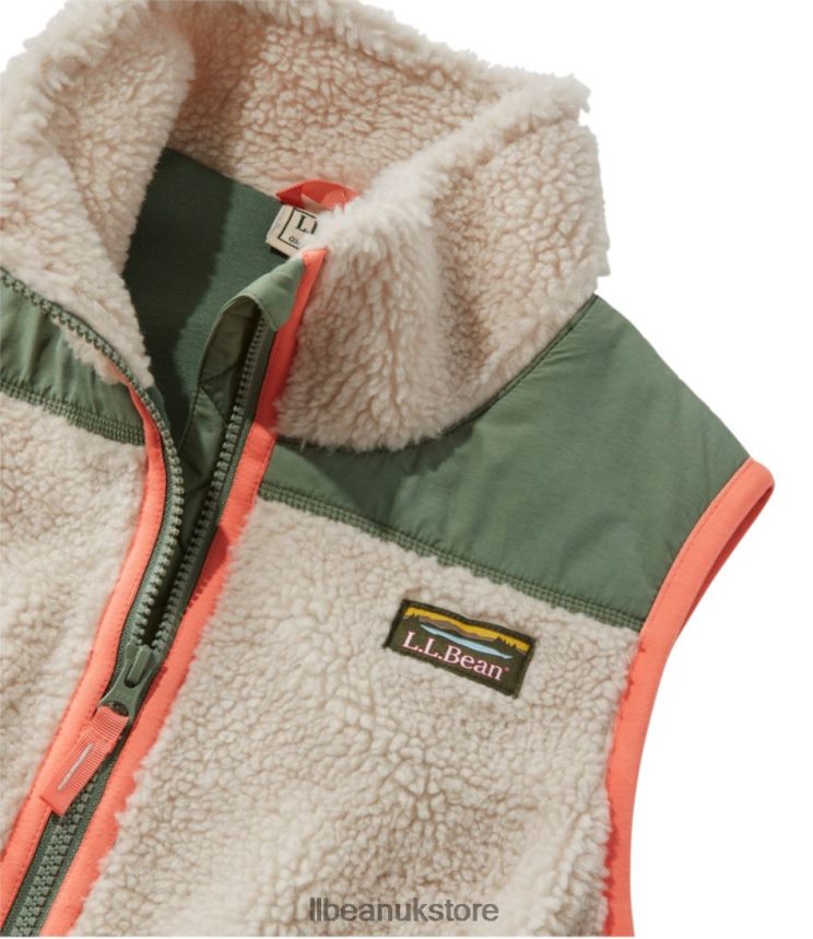 Outerwear L.L.Bean Sherpa Fleece Vest Smoky Blue Women 0VRR663636
