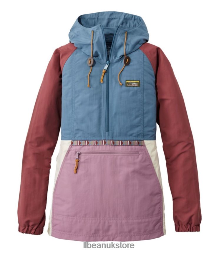 Outerwear L.L.Bean Mountain Classic Anorak Bayside Blue/Iris Mauve Women 0VRR667044