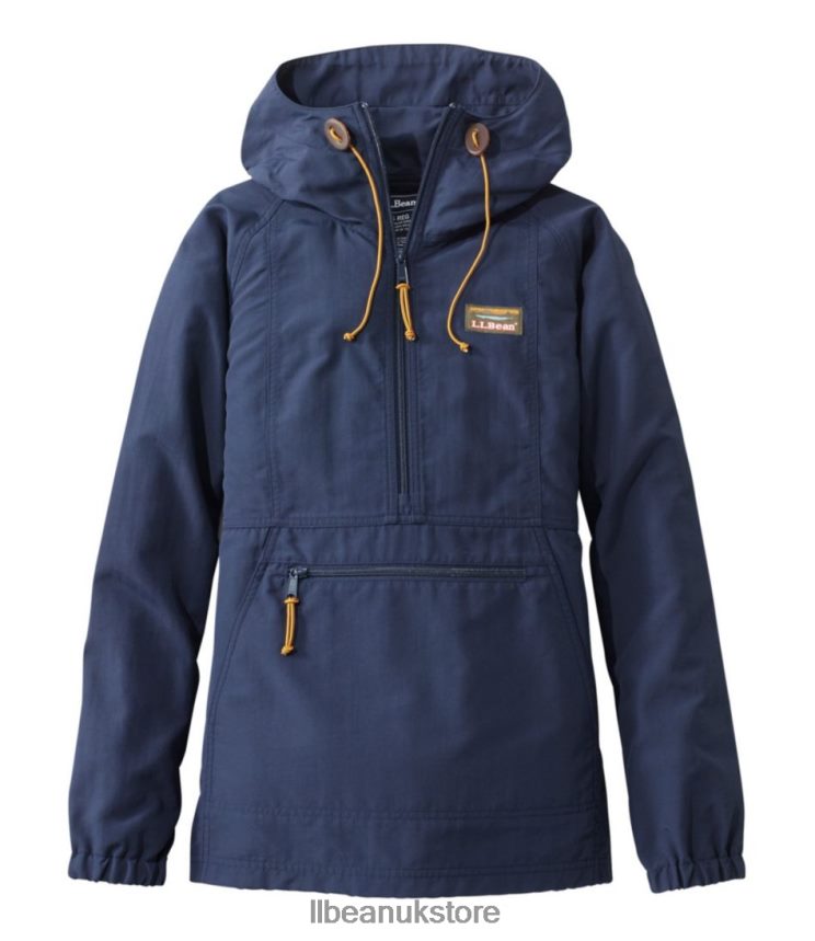 Outerwear L.L.Bean Mountain Classic Anorak Nautical Navy Women 0VRR66847