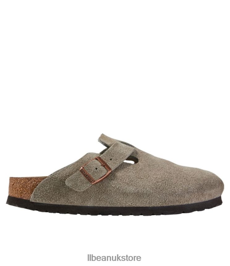 Footwear L.L.Bean Birkenstock Boston Clogs Taupe Women 0VRR665200