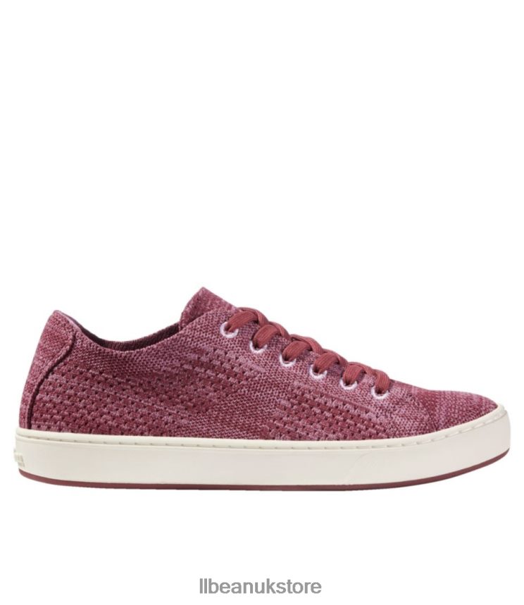 Footwear L.L.Bean Eco Bay Knit Sneakers Mauve Pink/Rosewood Heather Women 0VRR663798