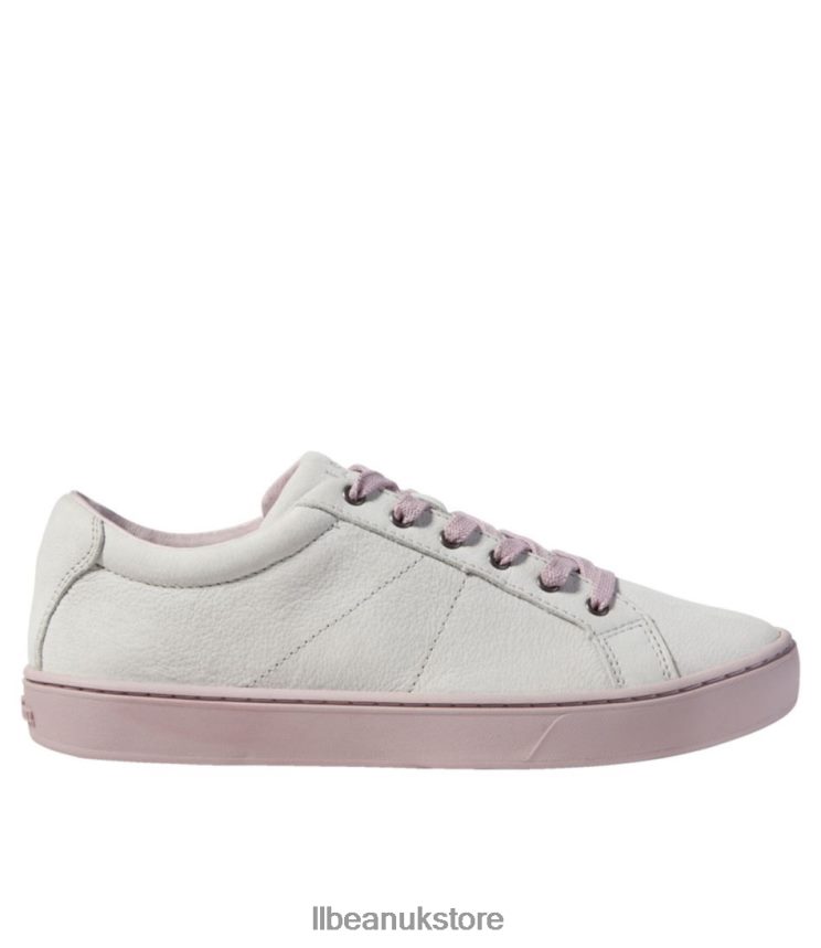 Footwear L.L.Bean Eco Bay Leather Oxfords Gray Mist/Violet Ice Women 0VRR663744