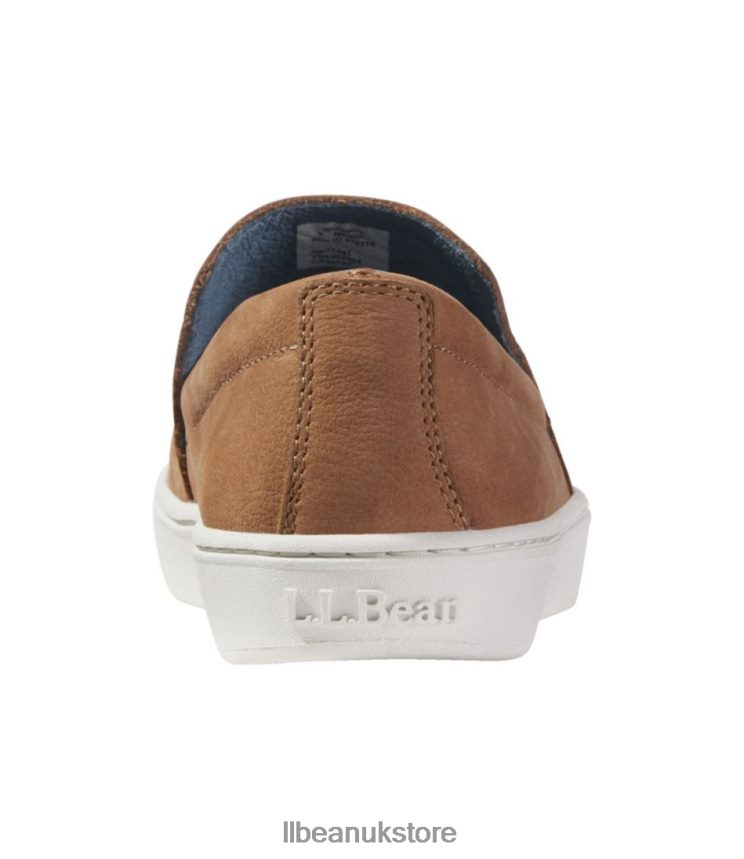 Footwear L.L.Bean Eco Bay Leather Slip-Ons Gray Mist/Violet Ice Women 0VRR661010