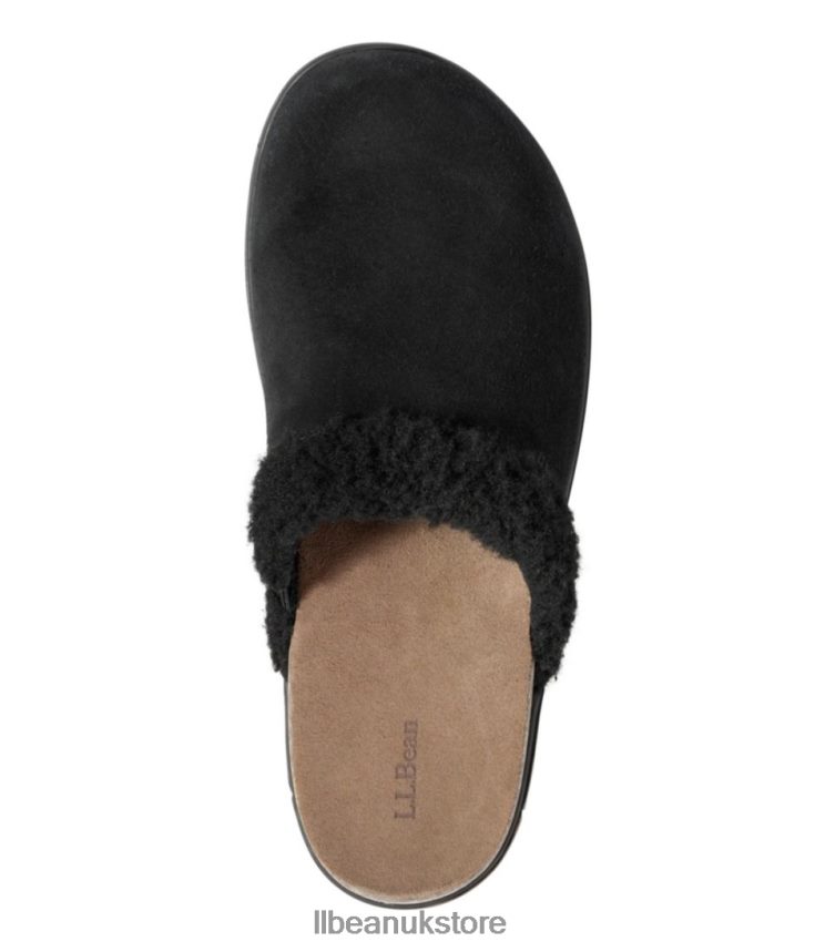 Footwear L.L.Bean Go-Anywhere Cozy Clogs Black Women 0VRR661154
