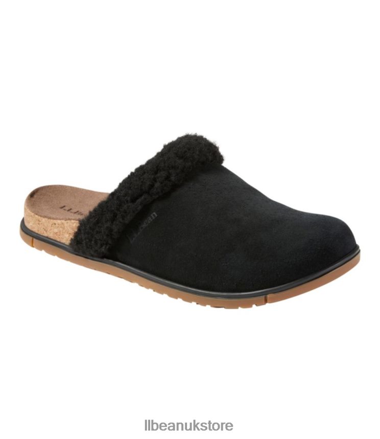 Footwear L.L.Bean Go-Anywhere Cozy Clogs Dark Cement/Natural Women 0VRR663823