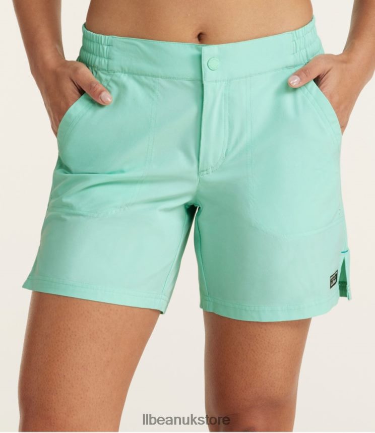 Clothing L.L.Bean Stretch UPF Shorts Beach Glass Women 0VRR66277