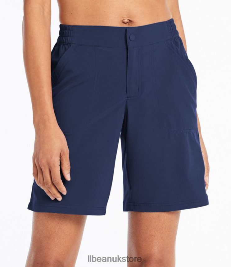 Clothing L.L.Bean Stretch UPF Shorts Darkest Navy Women 0VRR665774