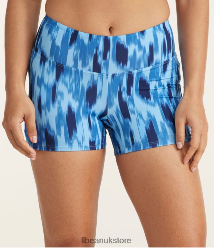Clothing L.L.Bean New Currents Swimwear Darkest Navy Smudge Camo Women 0VRR663367