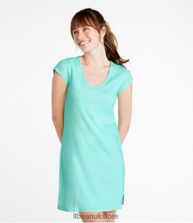 Clothing L.L.Bean SunSmart UPF 50+ Cover-Up Dress Beach Glass Women 0VRR66456