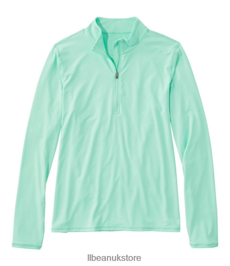 Clothing L.L.Bean SunSmart UPF 50+ Sun Shirt Beach Glass Women 0VRR66358
