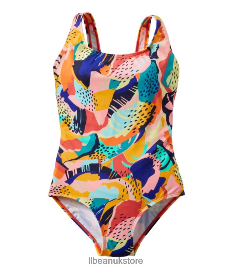Clothing L.L.Bean BeanSport Swimwear Cobalt Botanical Women 0VRR667182