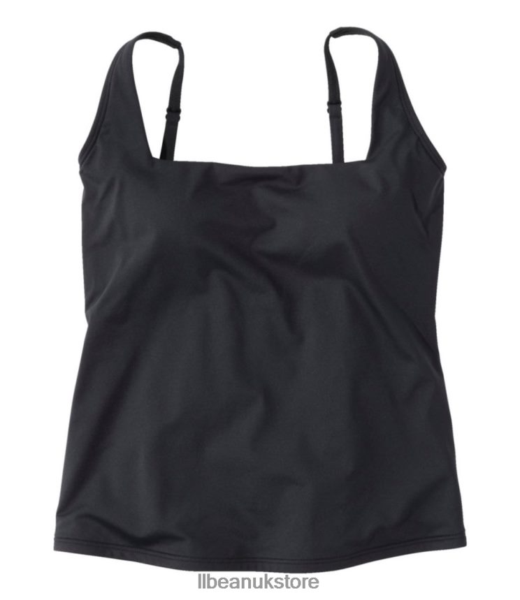 Clothing L.L.Bean New Currents Swimwear Black Women 0VRR66437