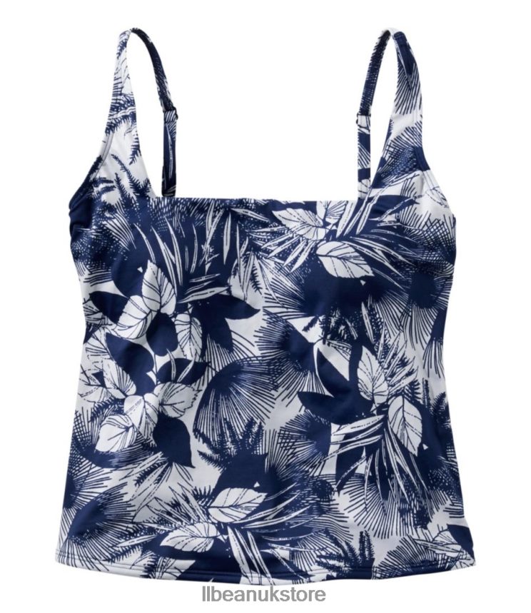 Clothing L.L.Bean New Currents Swimwear Iris Mauve Smudge Camo Women 0VRR665860