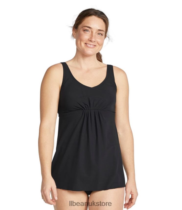Clothing L.L.Bean Shaping Swimwear Black Women 0VRR66460