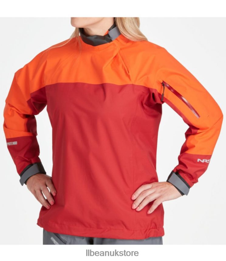 Water Sports L.L.Bean NRS Endurance Splash Jacket Poppy/Vino Women 0VRR661765