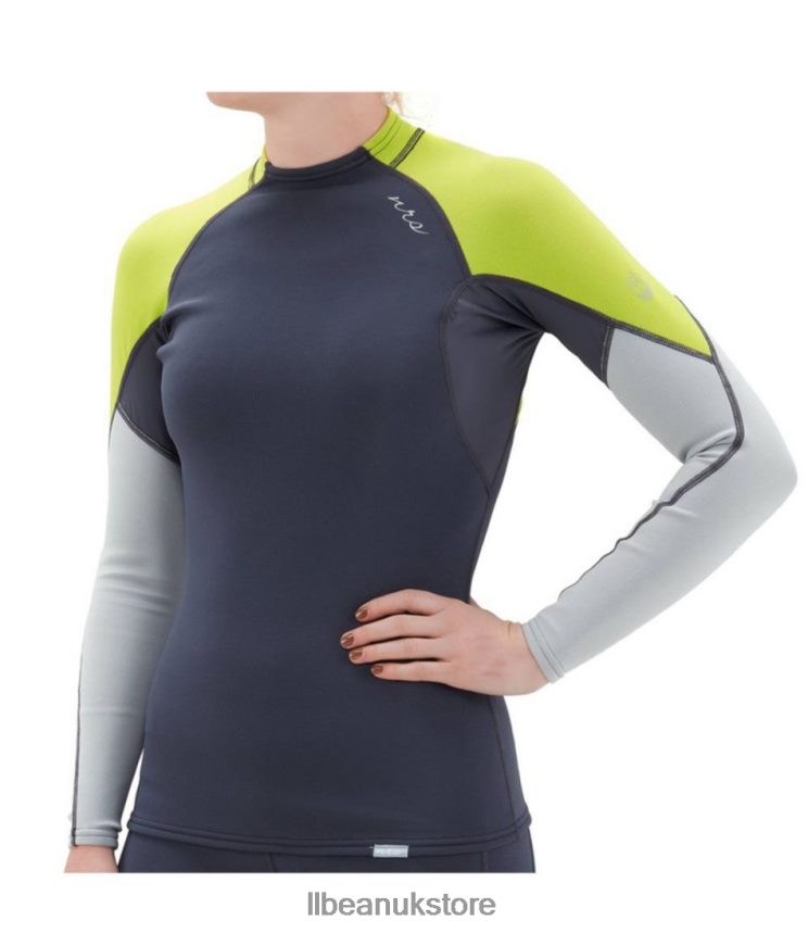 Water Sports L.L.Bean NRS HydroSkin 0.5mm Shirt Dark Shadow Women 0VRR664084