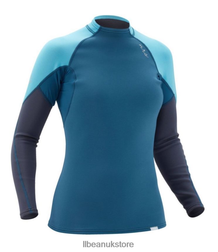 Water Sports L.L.Bean NRS HydroSkin 0.5mm Shirt Poseidon Women 0VRR661831